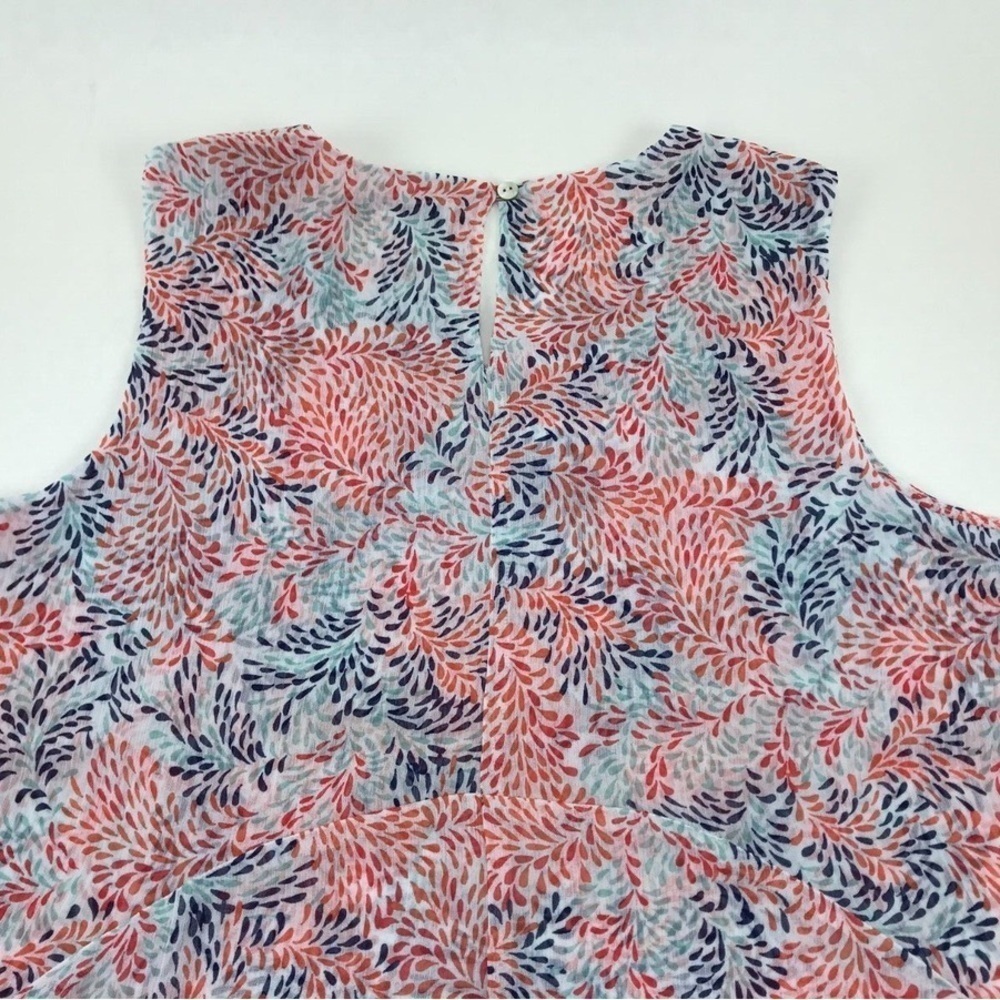 Fever Pink and Blue Sleeveless Relaxed Tank Top - Picture 5 of 7
